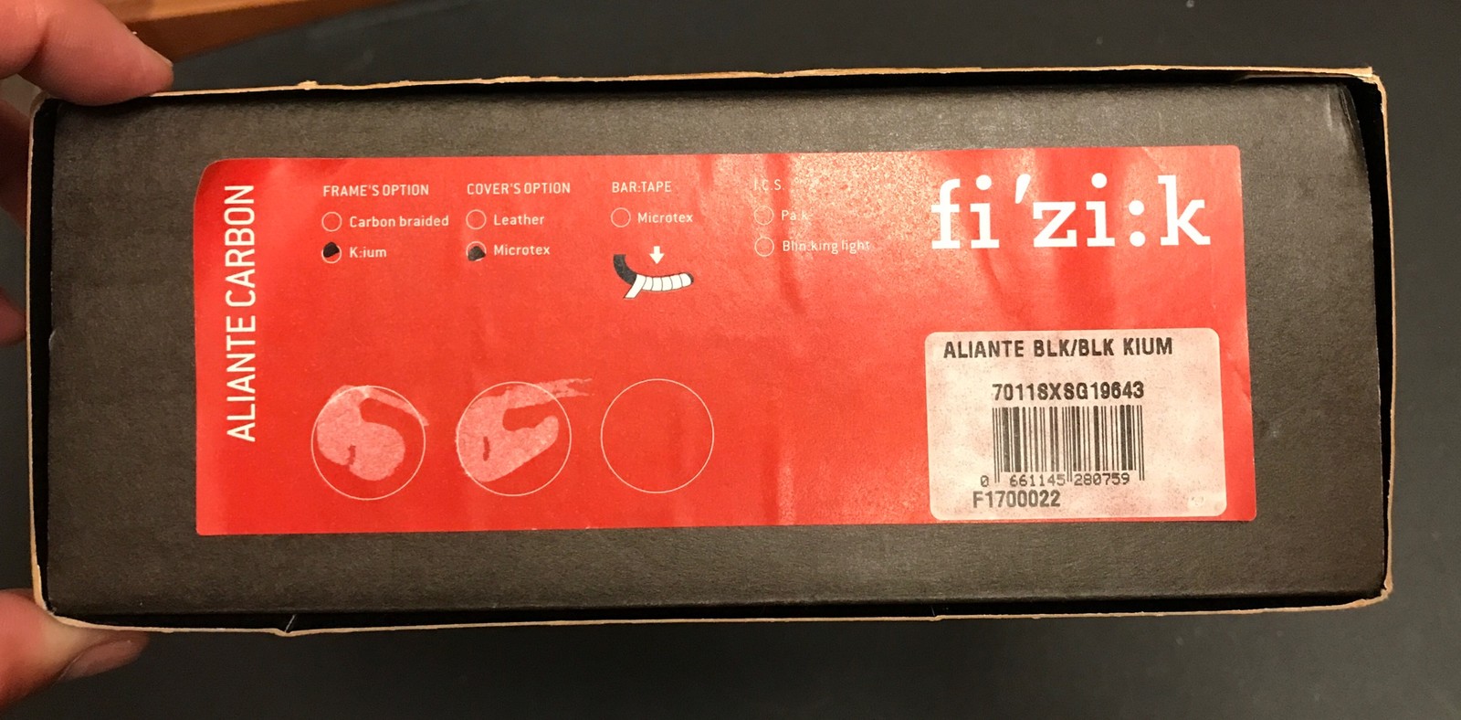 NEW Fizik Aliante Carbon K:ium Rail 239 G Road Black Saddle