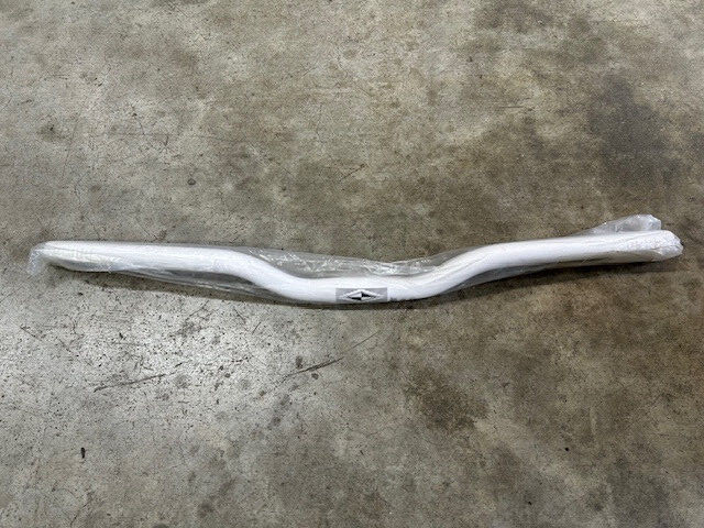 NOS NEW Action MTB riser handlebar White 40mm rise 25.4 clamp 62cm wide