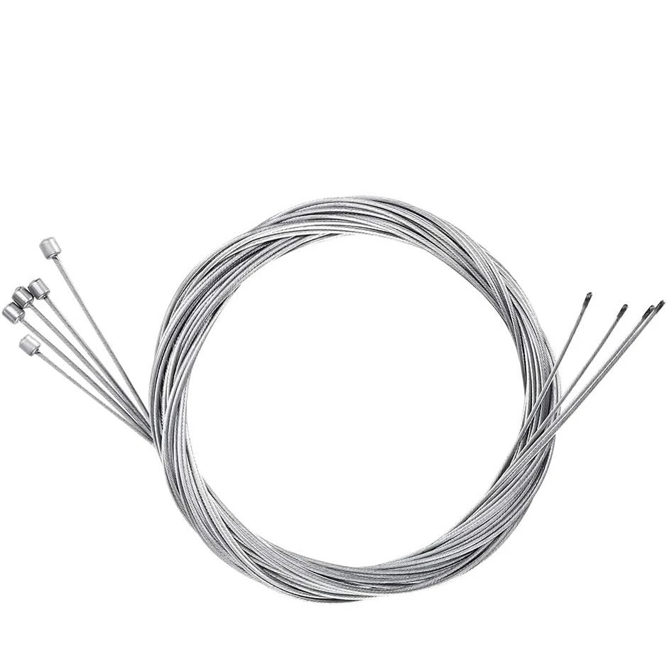 5Pcs 2M MTB Bike Brake Cable Stainless Steel Gear Shift Inner Wire Road Bike