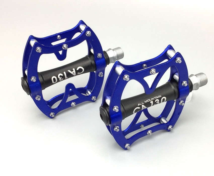 Aluminum Road MTB Mountain Bike XC Bicycle Pedal 2DU Bearings Flat Pedals CA130