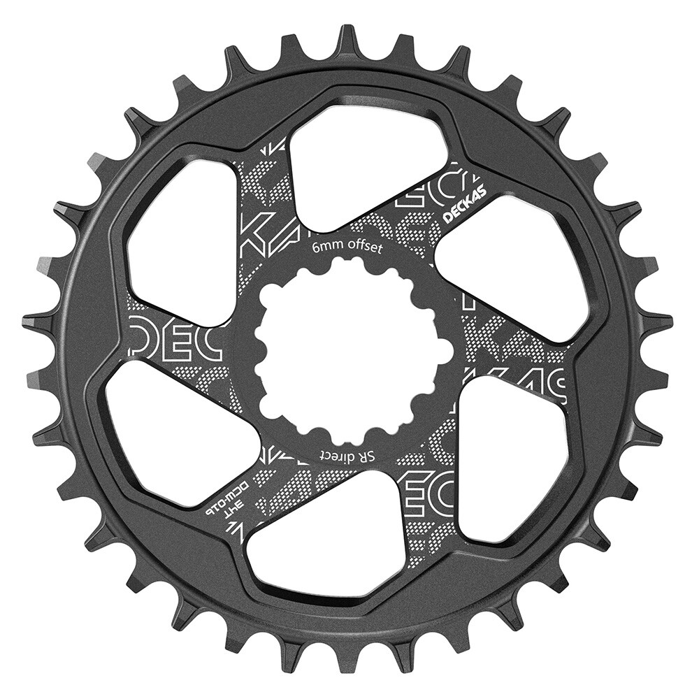 DECKAS 12 Speed 6MM Offset Direct Mount Chainring MTB Crankset 30T-36T