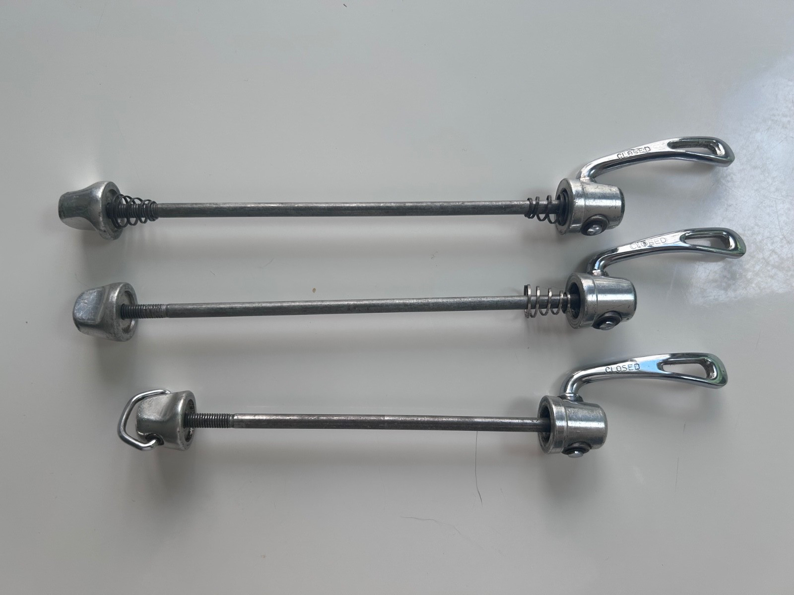 Campagnolo Record Quick Release Skewer QF/QR-RE121 ? Lot Of 3 Front & Rear READ