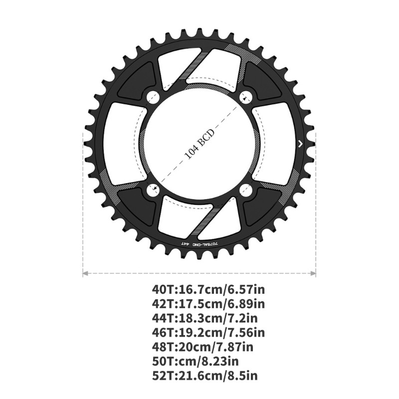 Mountain Bike Chainwheel Bicycles 104BCD Crank Chainring Bicycles Parts Fitting