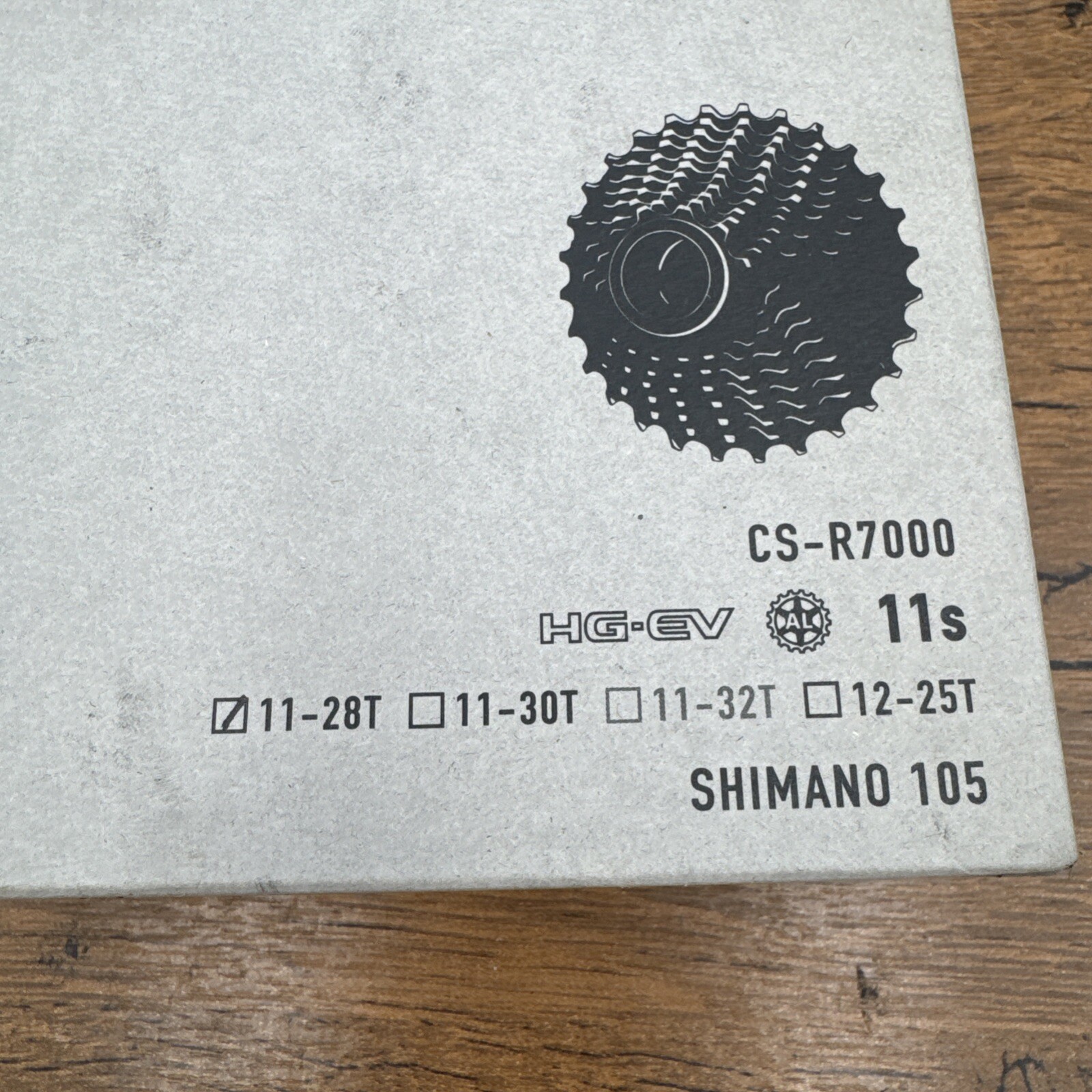 SHIMANO 105 CS-R7000 11-SPEED CASSETTE, 11-28T, ICSR70001128