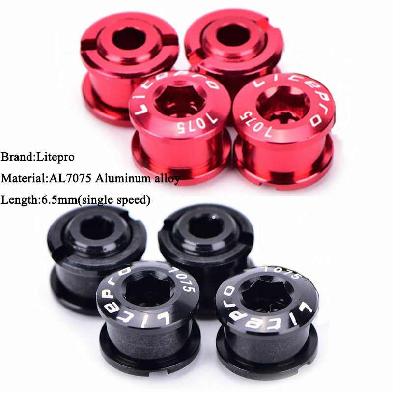 Litepro Single/Double/Triple Speed Bike Chainring Bolts Chain Ring Screws Bolts