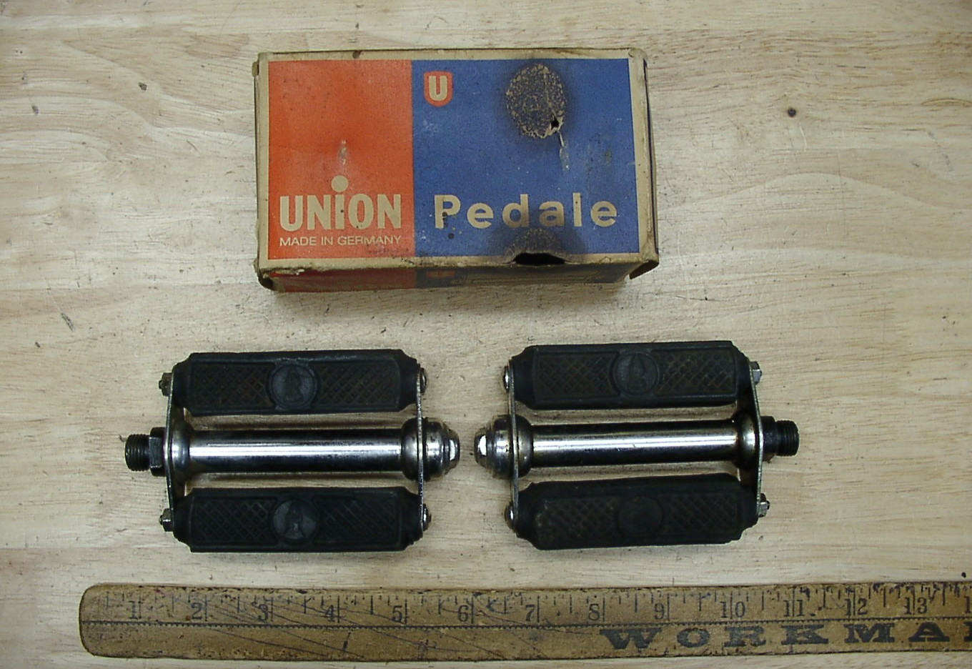 Vntg NOS UNUSED Bicycle Pedals W/Reflectors,3-1/2″ X 7/8″,Made In England,READ!