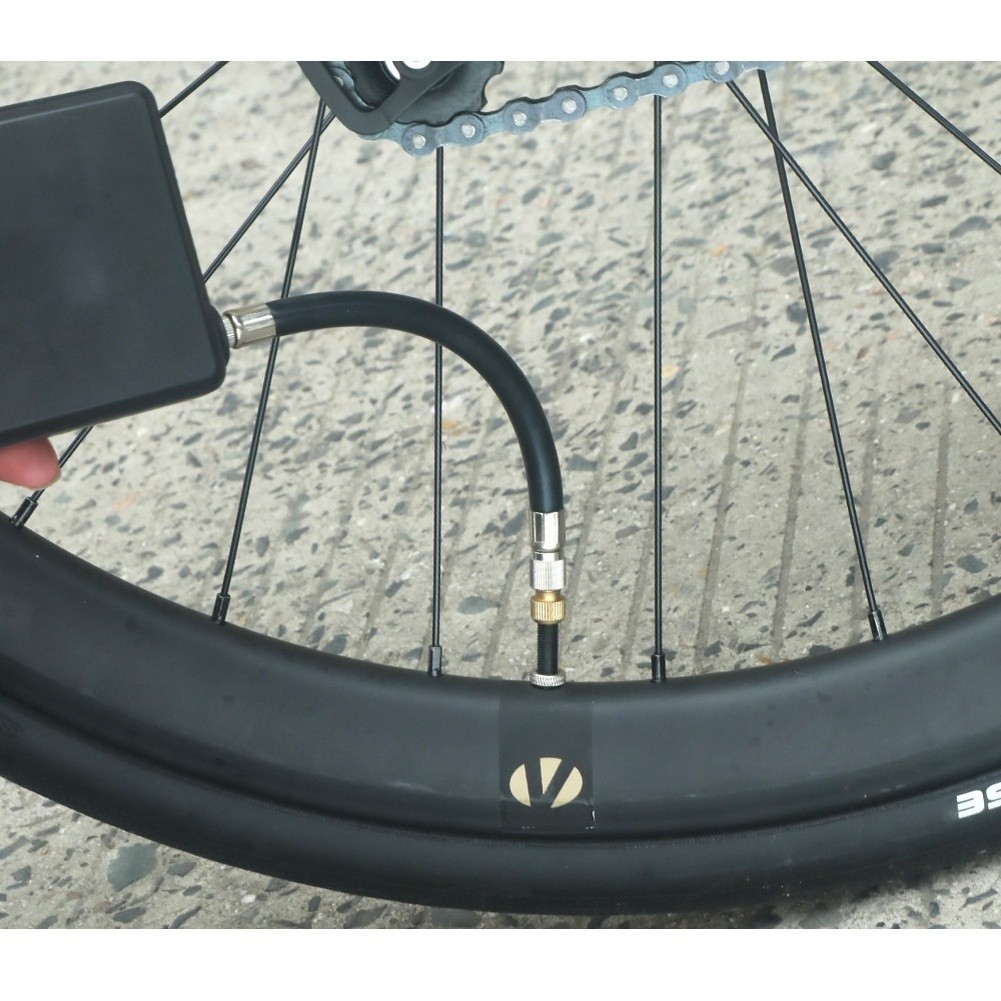 16cm For PRESTA Pump Extension Tube with Brass Connector for Bicycle Inflation