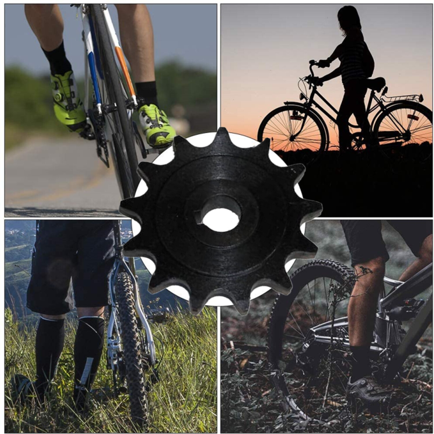 13 Teeth Gear Sprocket Bike Clutch Gear Drive Sprocket Aluminum Alloy