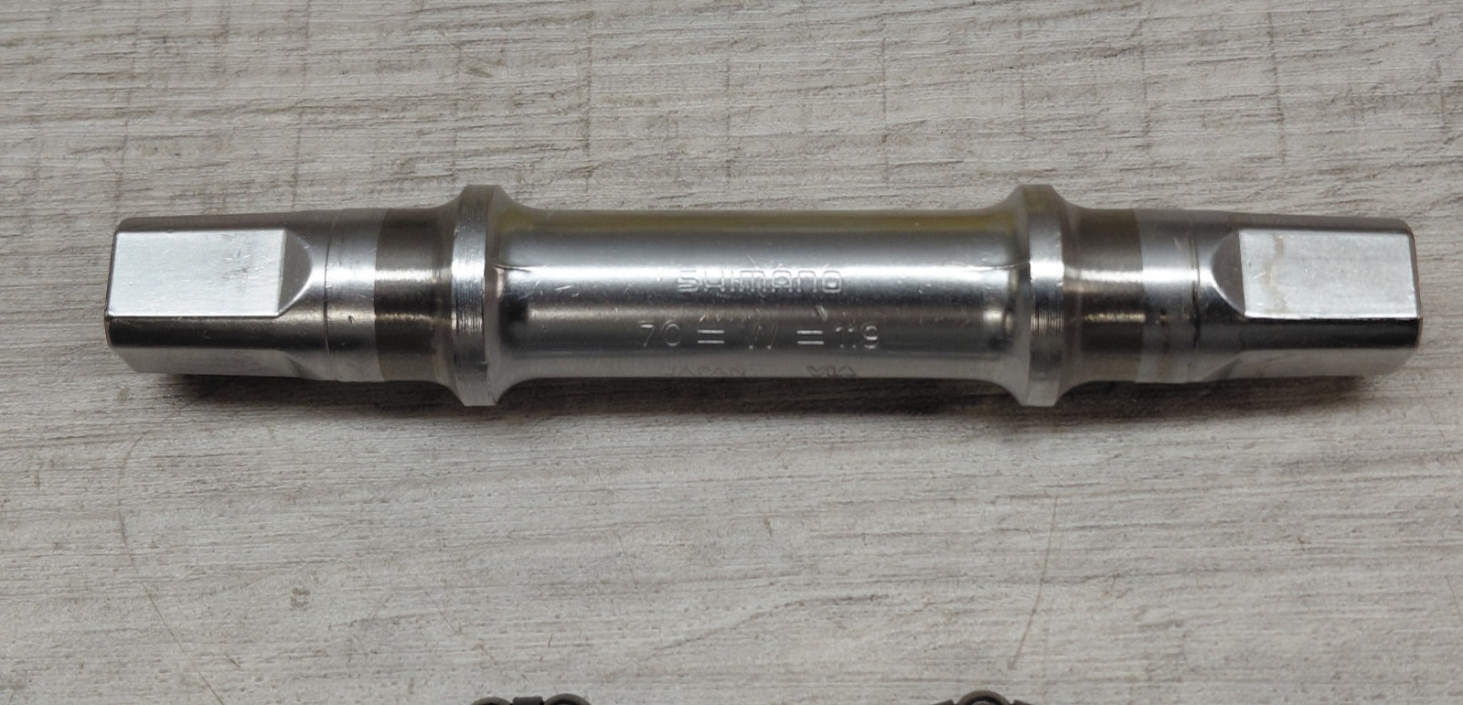Vintage Shimano 600EX, Dura Ace Italian Bottom Bracket 36x24T 70=W=119 JIS Road