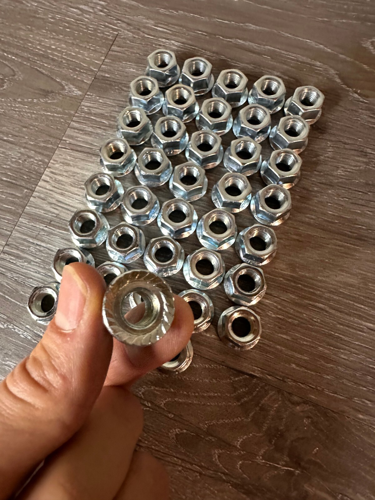 40 Pack Steel 3/8″ X 24 BMX Bike Hub Axle Nuts Haro GT DK Redline 24 TPI