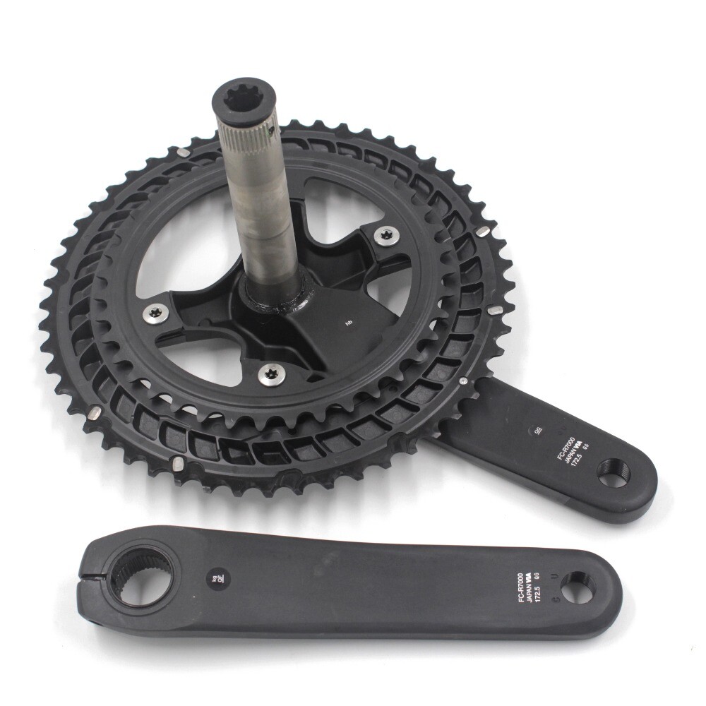 SHIMANO 105 FC R7000 2×11 Speed Crankset Black 50-34T/52-36T 170MM 172.5MM 175MM