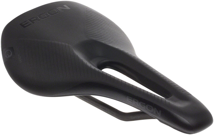 Ergon SR Pro Carbon Saddle Carbon Stealth Women’s Medium Large Synthetic Cut Out