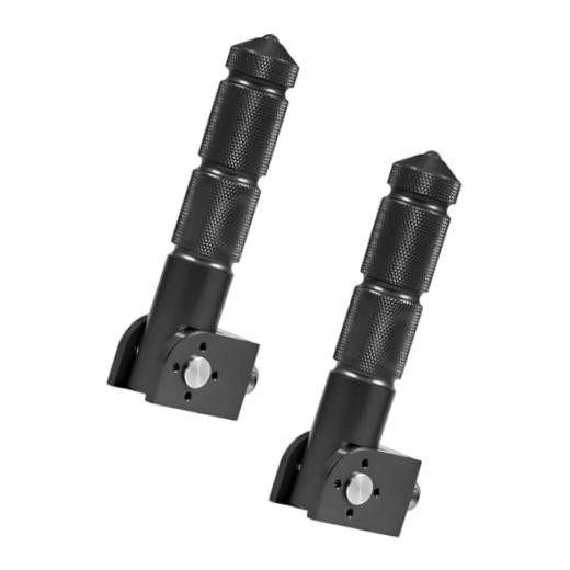 2PCS Motorcycle Foldable Foot Peg, 8mm 90 Degree Electric Bicycle Rear Footpeg