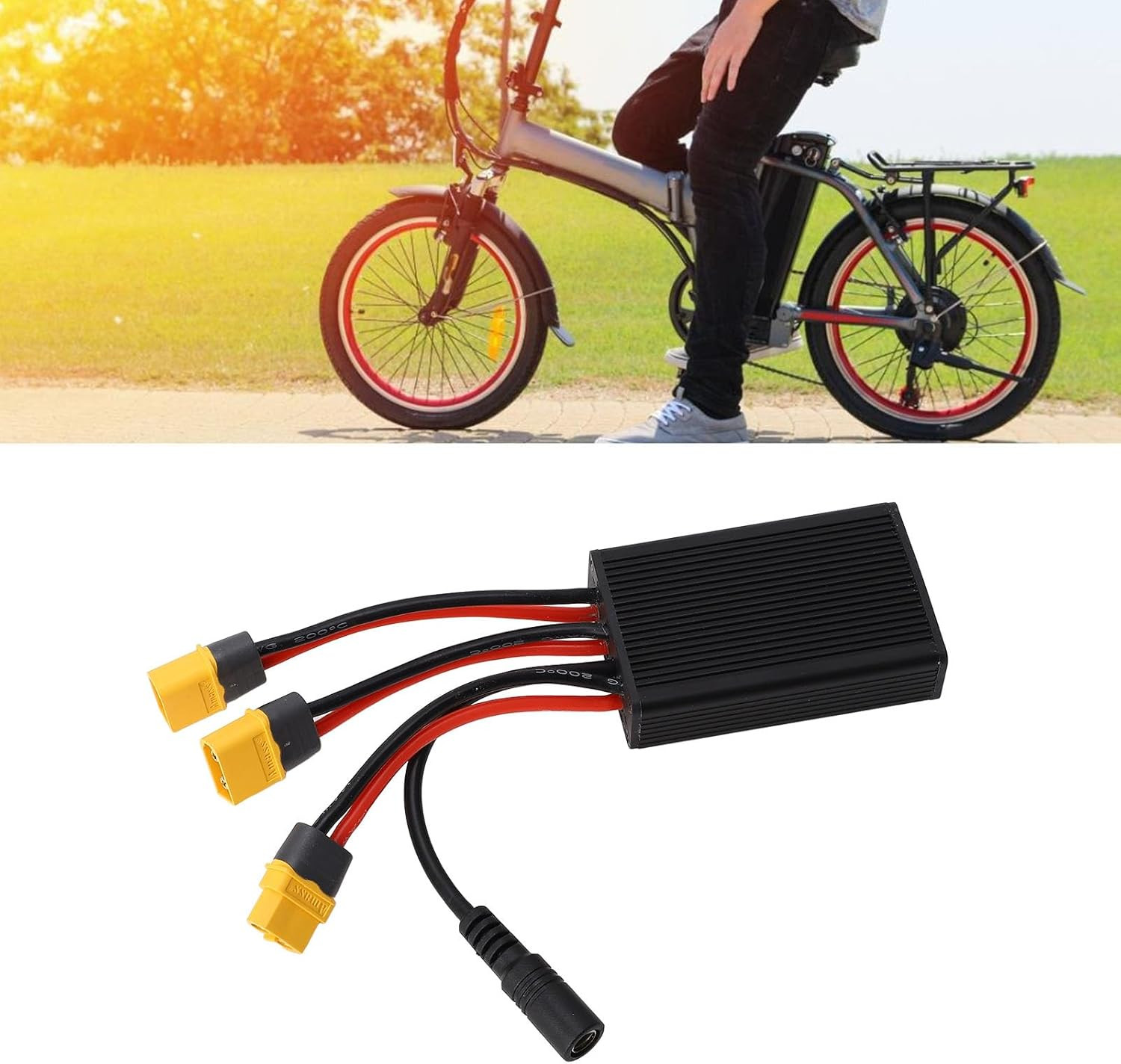 Double Battery Discharge Converter, Dual Battery Pack Switch Balancer XT60H Conn