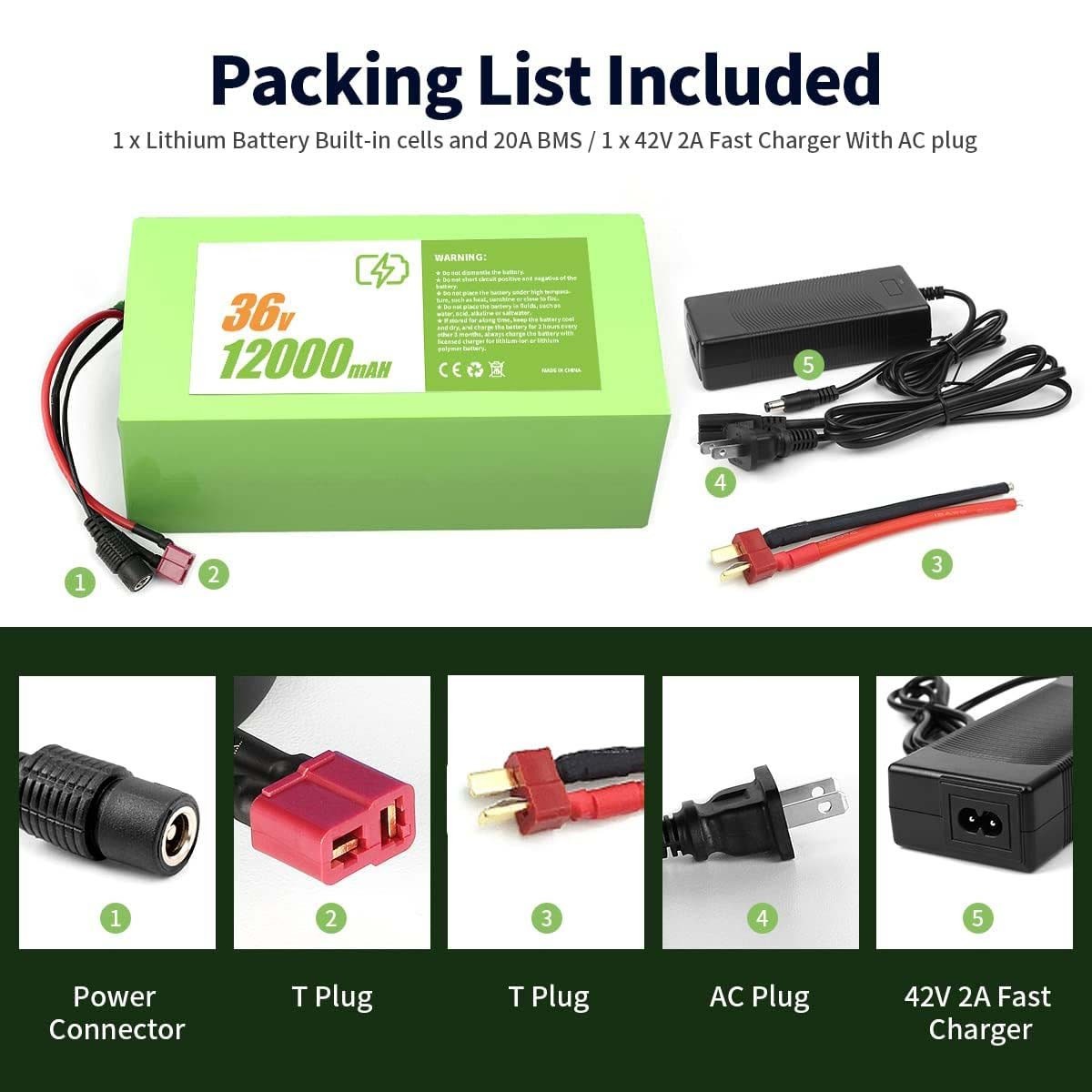 Hailong 36V 12AH Electric Bicycles Li-ion Battery for 200W-500W EBike Scooter