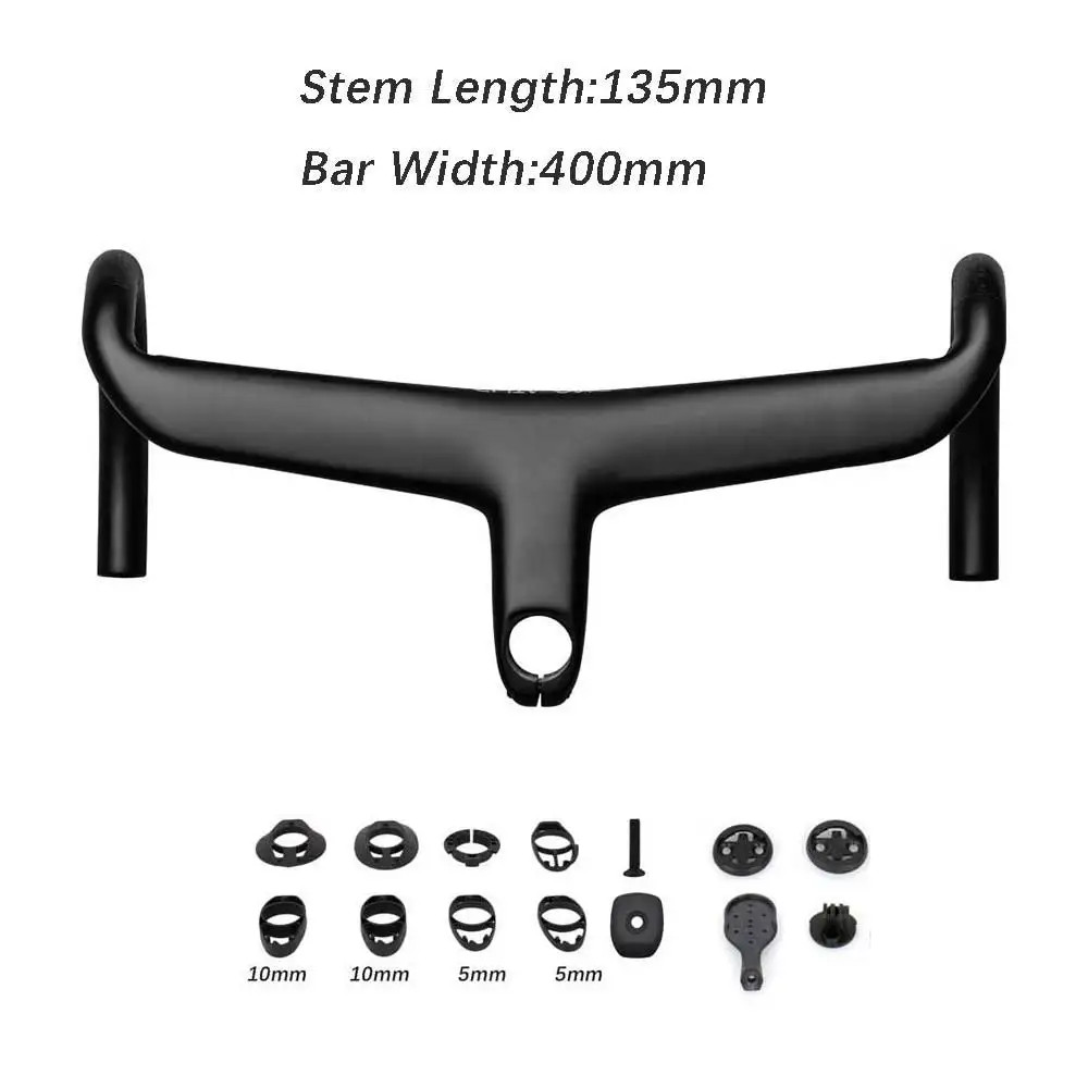 SL8 Carbon Bent Bar Internal Cable Routing SL7 Road Bike Drop Bar with Spacer