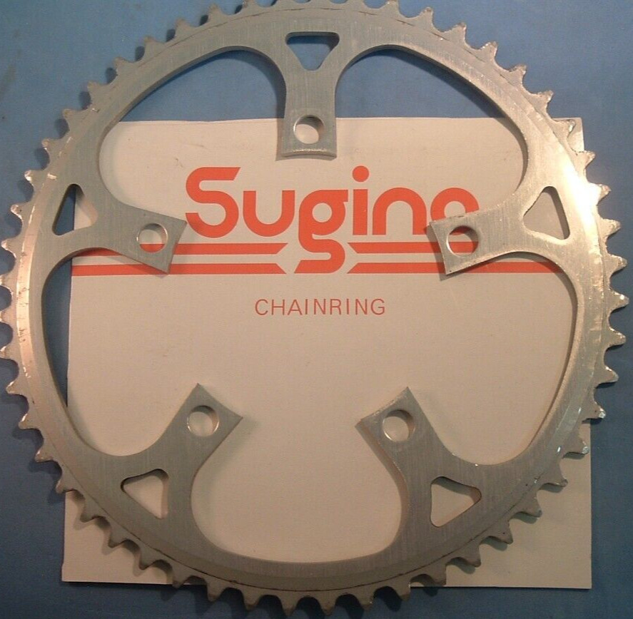 Sugino Japan 52Tx 110BCD Alloy Road/MTB Chainring-Vintage- 5 to 9-Spd- VGC++