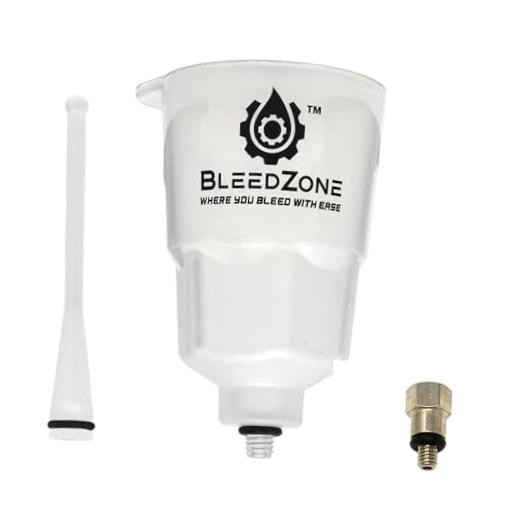 Bike Brake Bleed Funnel and M4 Funnel Adapter for Zoom Brakes, Bleed Kit for