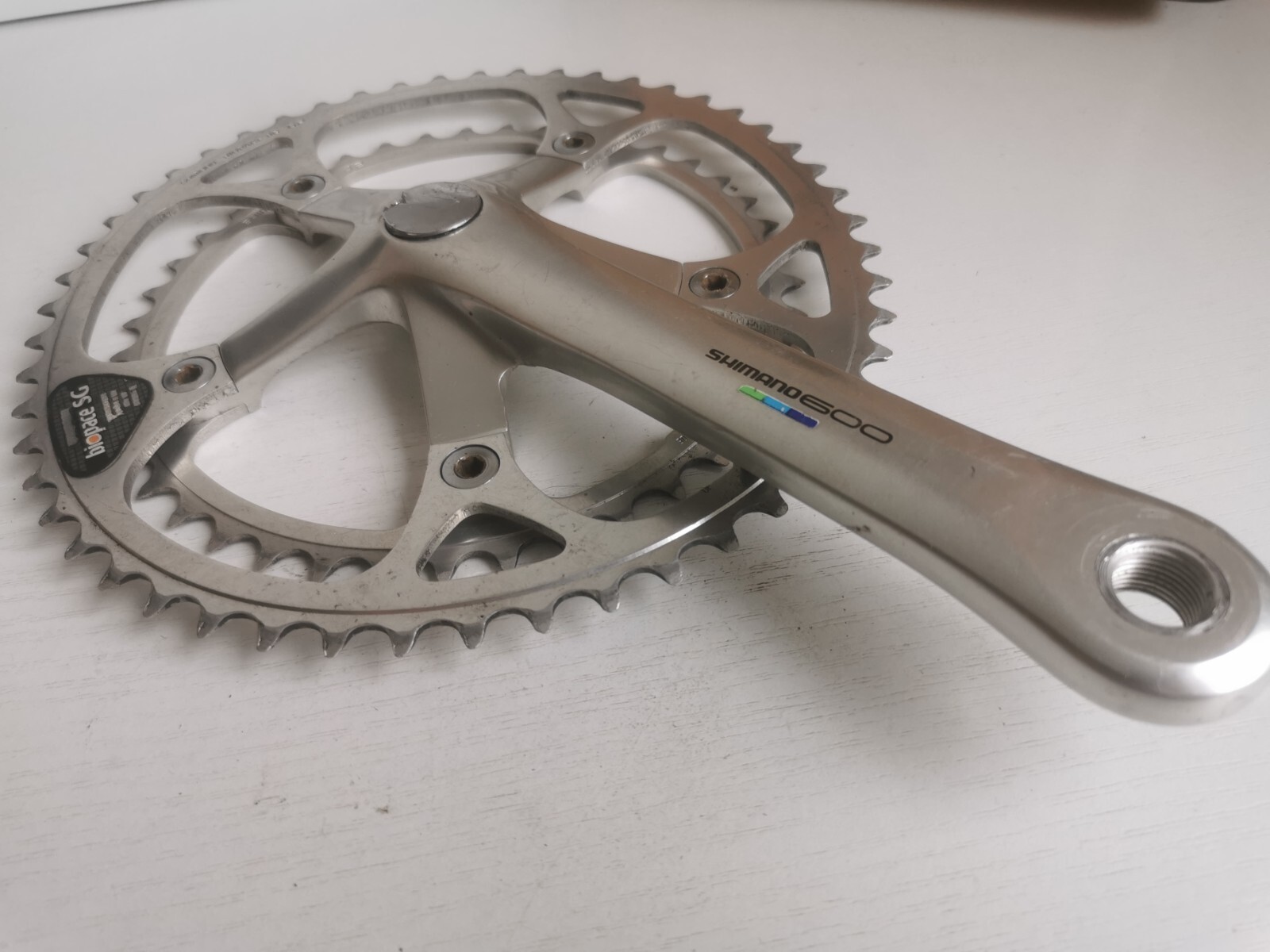 VINTAGE Shimano 600 Ultegra Biopace FC-6400 Double 52/42 170mm Crankset Chainset