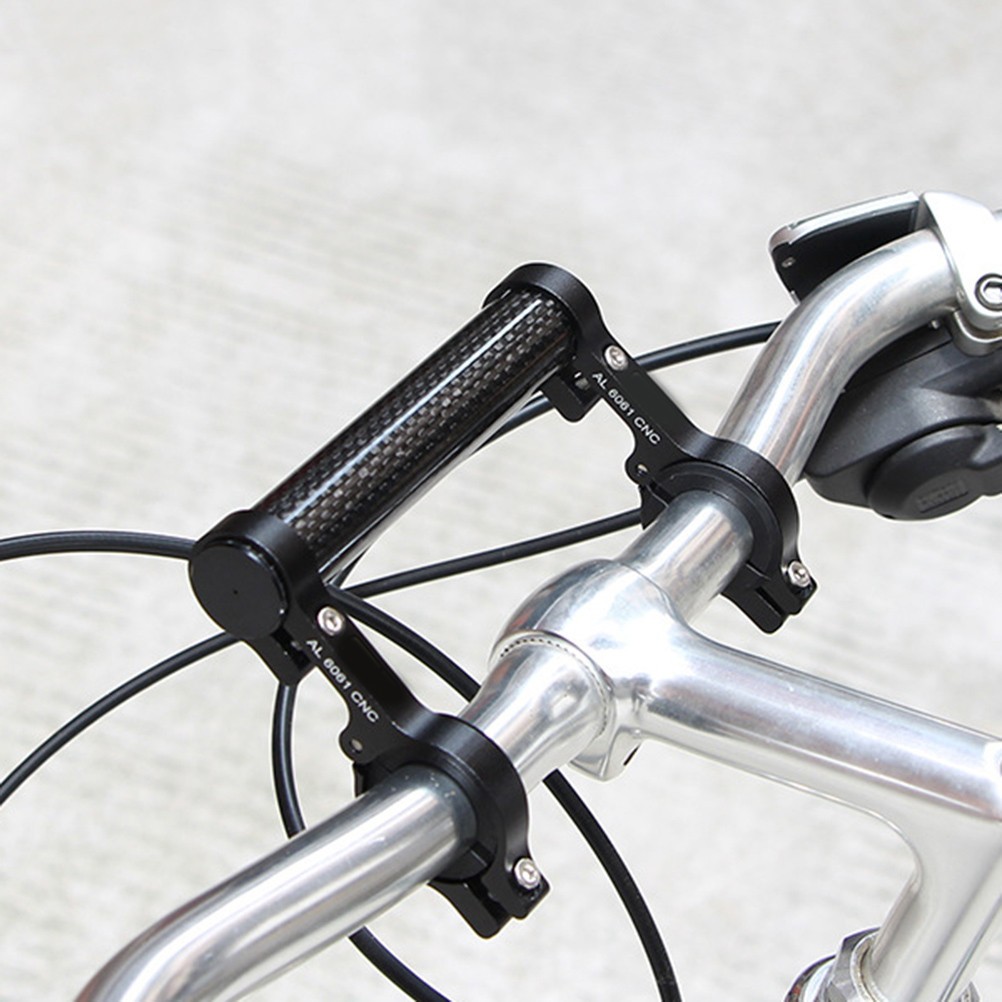 Mountain Bike Handlebars Extensions Extender Cycling Double Clamp