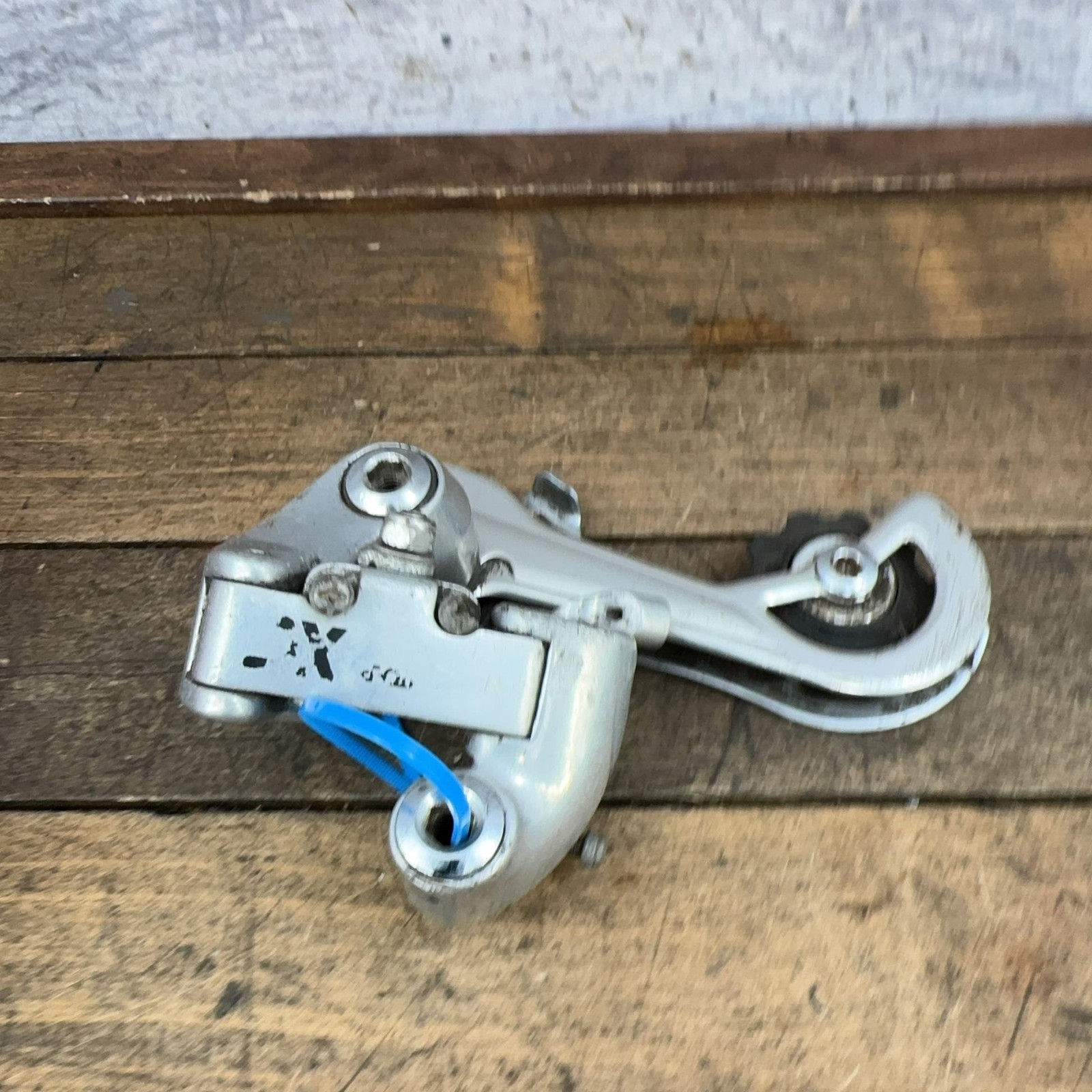 Vintage Suntour XC Rear Derailleur Lone Cage Silver MTB Bike 245g 80s