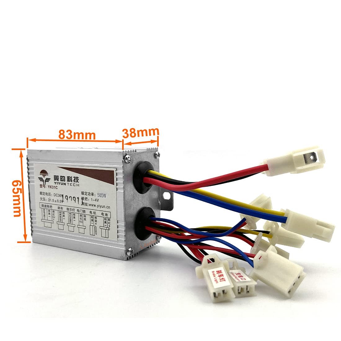 24V 36V 48V 500W Motor Controller for Brush DC Motor Speed Control Yiyun 500W…