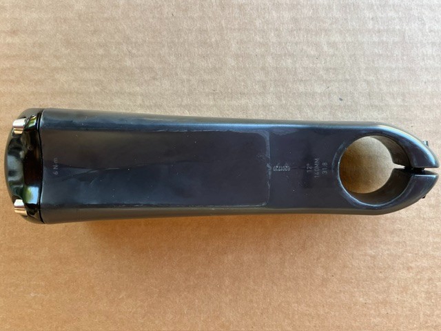 Zipp SL Sprint 140mm carbon stem, road race bicycle, new 31.8