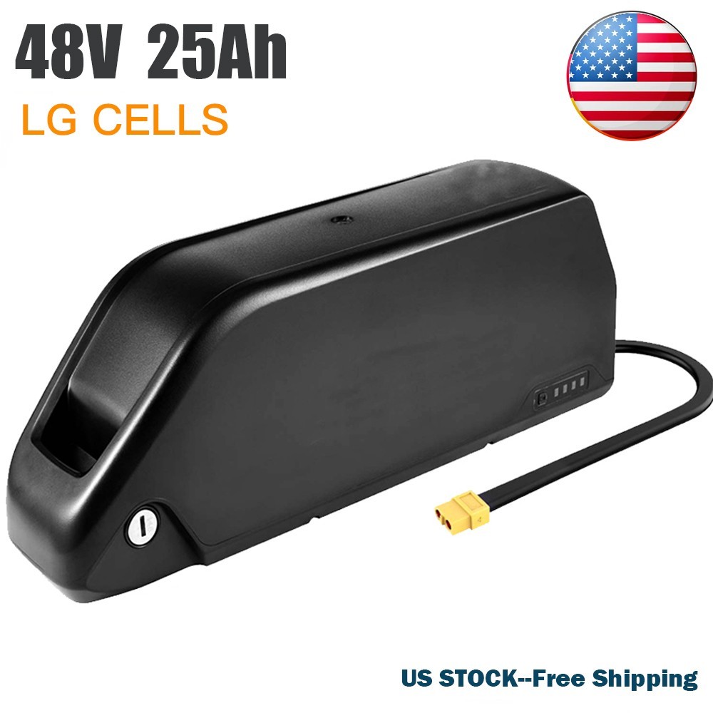 New 48V 25Ah LG Cells Ebike Battery Li-ion Pack for 5w-2000W Electric Bike Motor