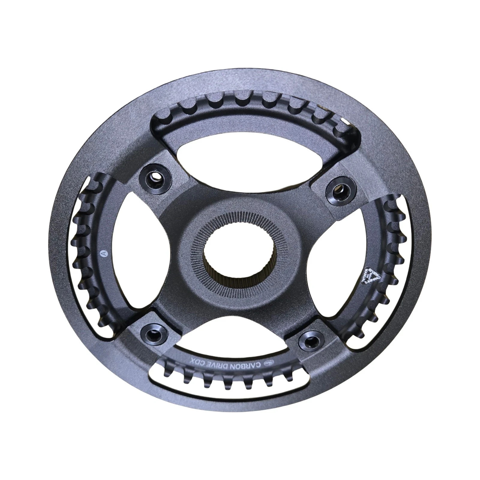 Gates Carbon CDX Drive 42T 4 Bolt Shimano Steps Belt Drive Cog Ring Alloy Black