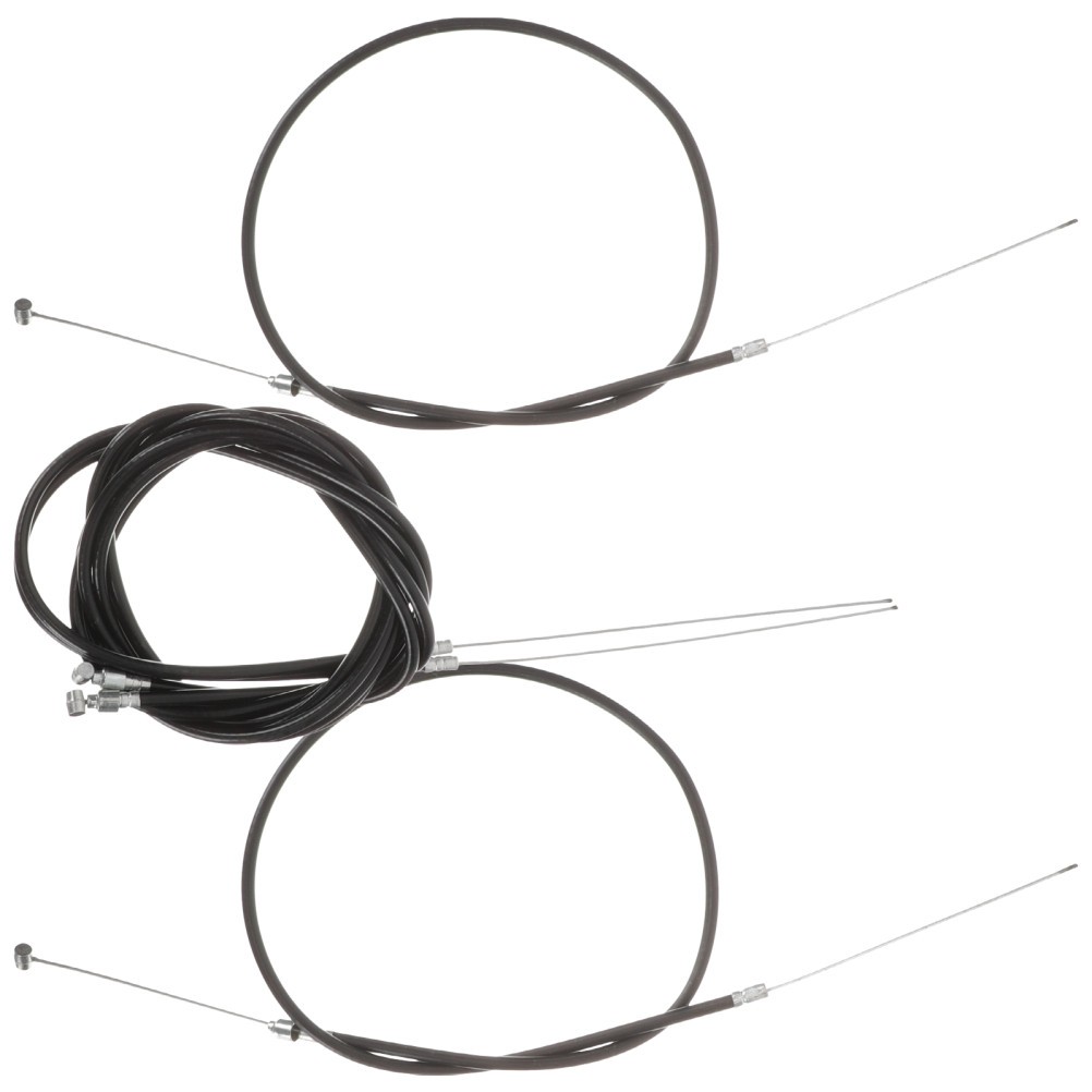 1 Set Professional Bike Brake Cable Kit Reusable Black Stainless Steel PVC