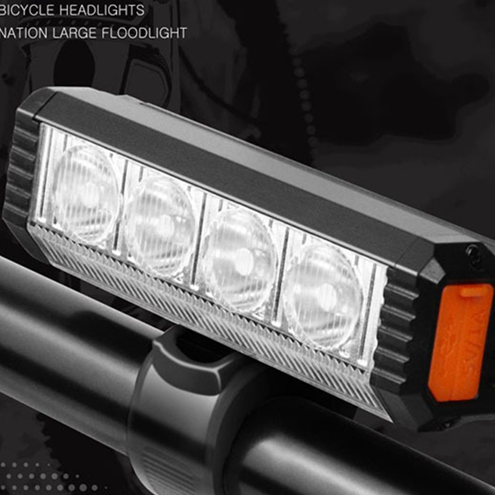 USB-C Rechargeable Bike Headlight 1200 Lumens Aluminum Front Light for Cycling