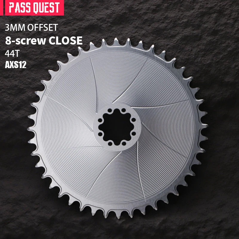 Round Narrow Wide Chainring 3mm Offest Direct Mount Crank Gravel Bike AXS 40-56T