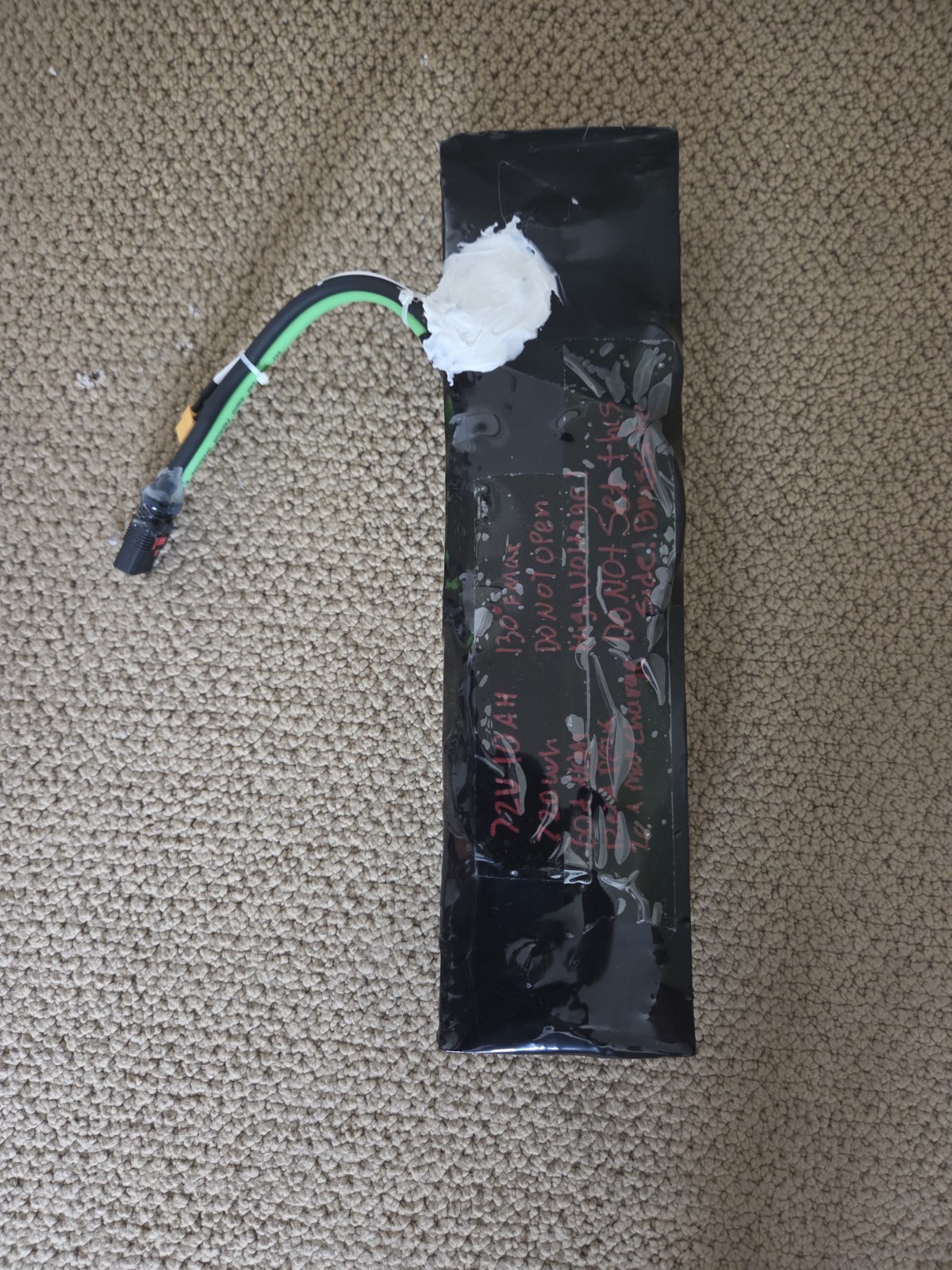 72v 10ah Ebike Mini Stick Batter-y Made With Grade A EVE Cells 20p Cells 120a Pk