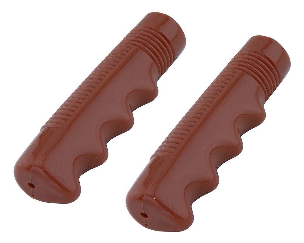NEW! Brown Lowrider Bicycle Handlebar BMX Chopper Fixie Beach Cruiser Grips.