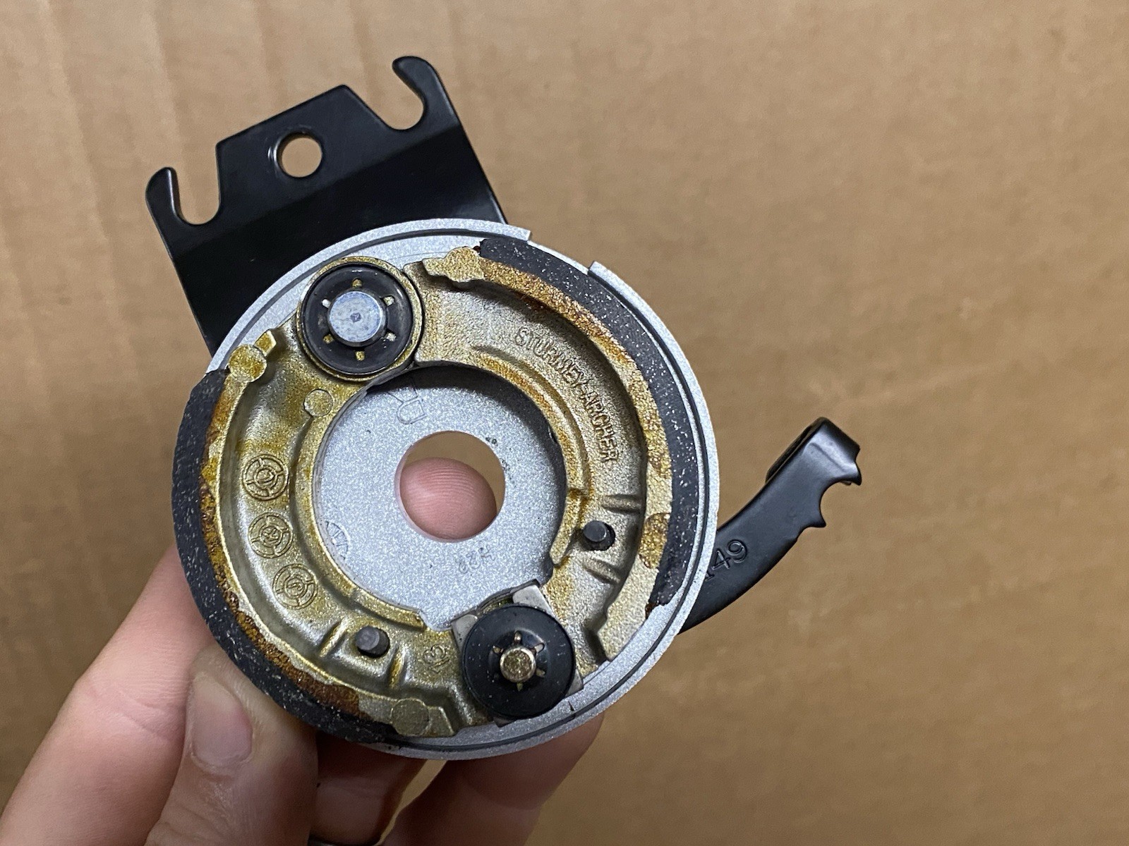 Sturmey Archer X-SD 70mm Front Drum Brake Hub Kit Solid Axle 32H Silver *Rare*