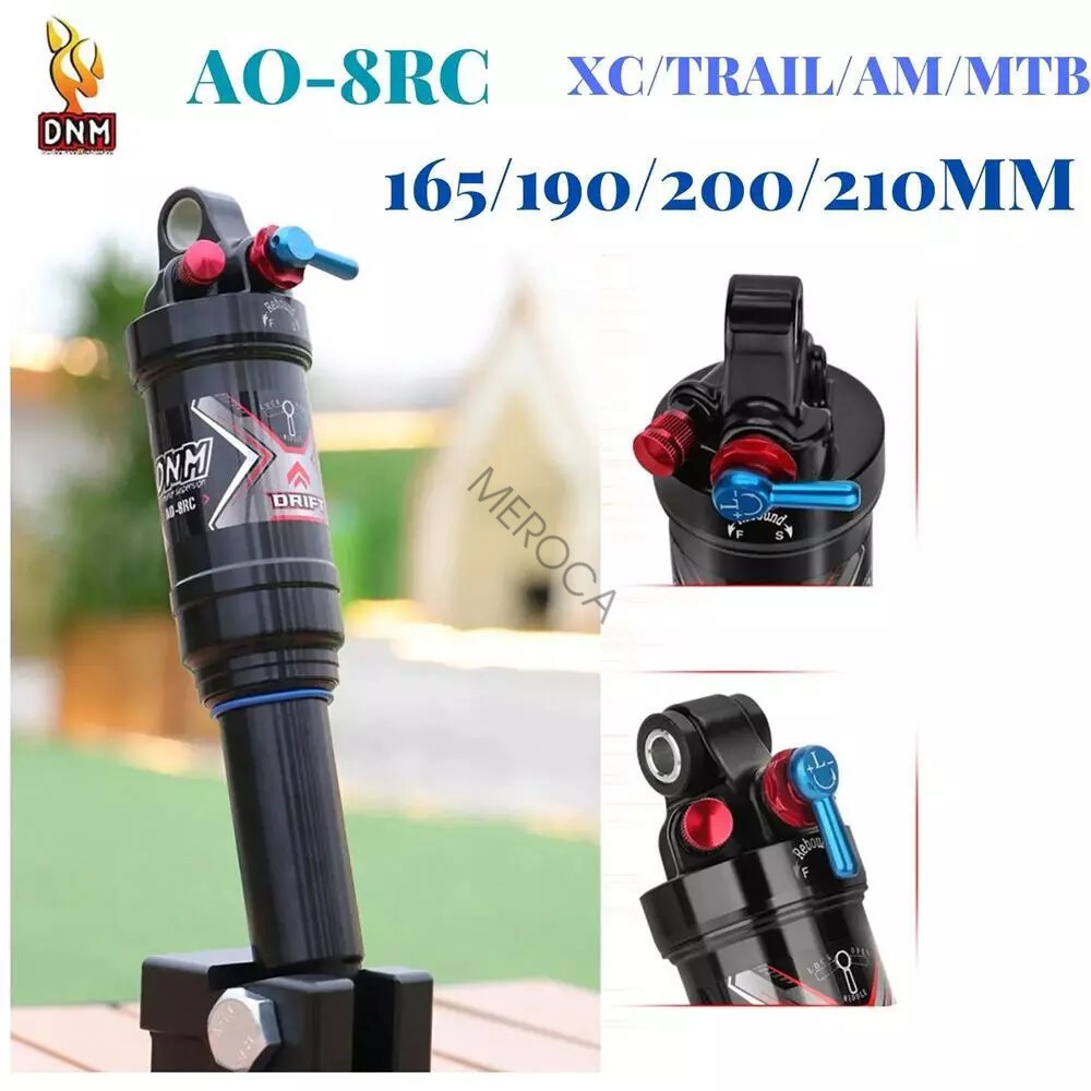 DNM Air Shock Suspension Mountain Bike Bicycle Rear Shock 165-230mm MTB AO-8RC