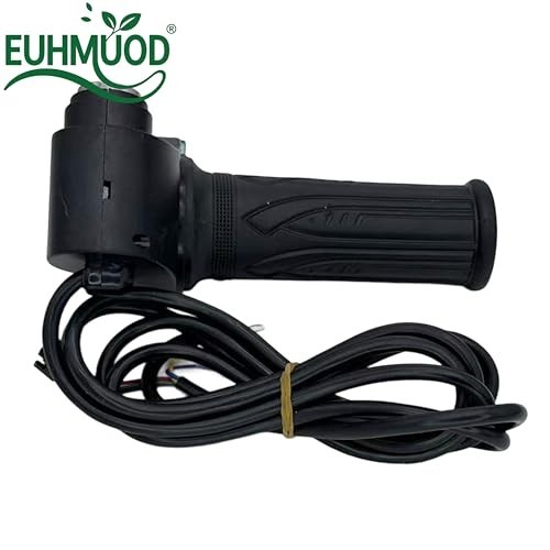 Universal E-Bike Throttle Grip 12V-84V with LCD Display & Key Lock for Scooter/M