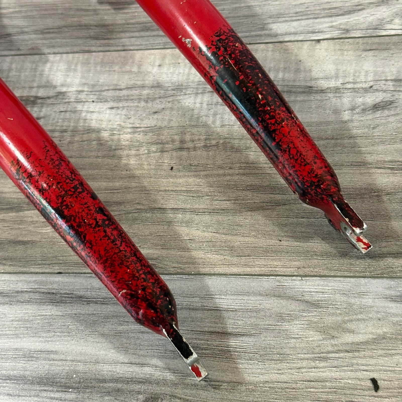 Vintage Cannondale Pepperoni 1 1/4 Threaded Steel Steerer Red 137mm 26