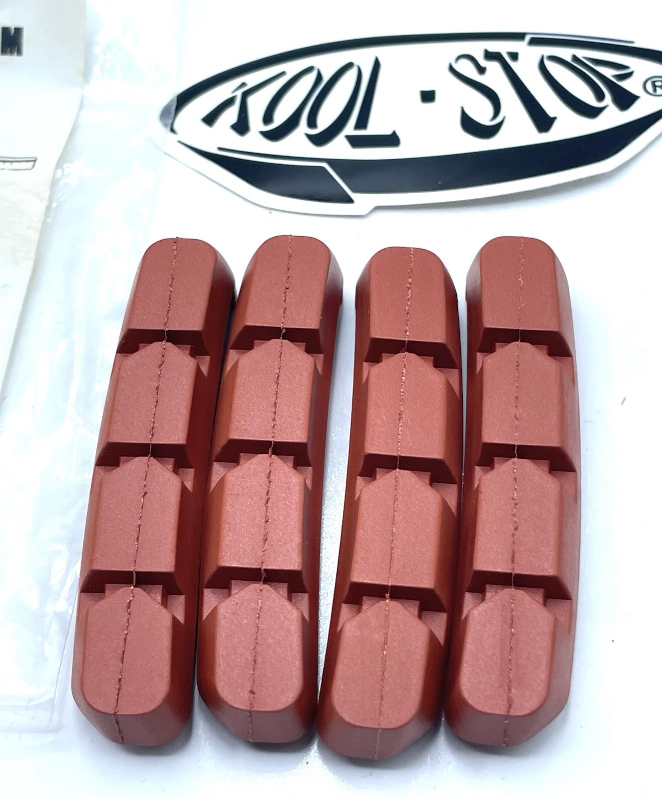 Koolstop Salmon Deore LX Inserts All Weather Brake Pads USA Made NOS