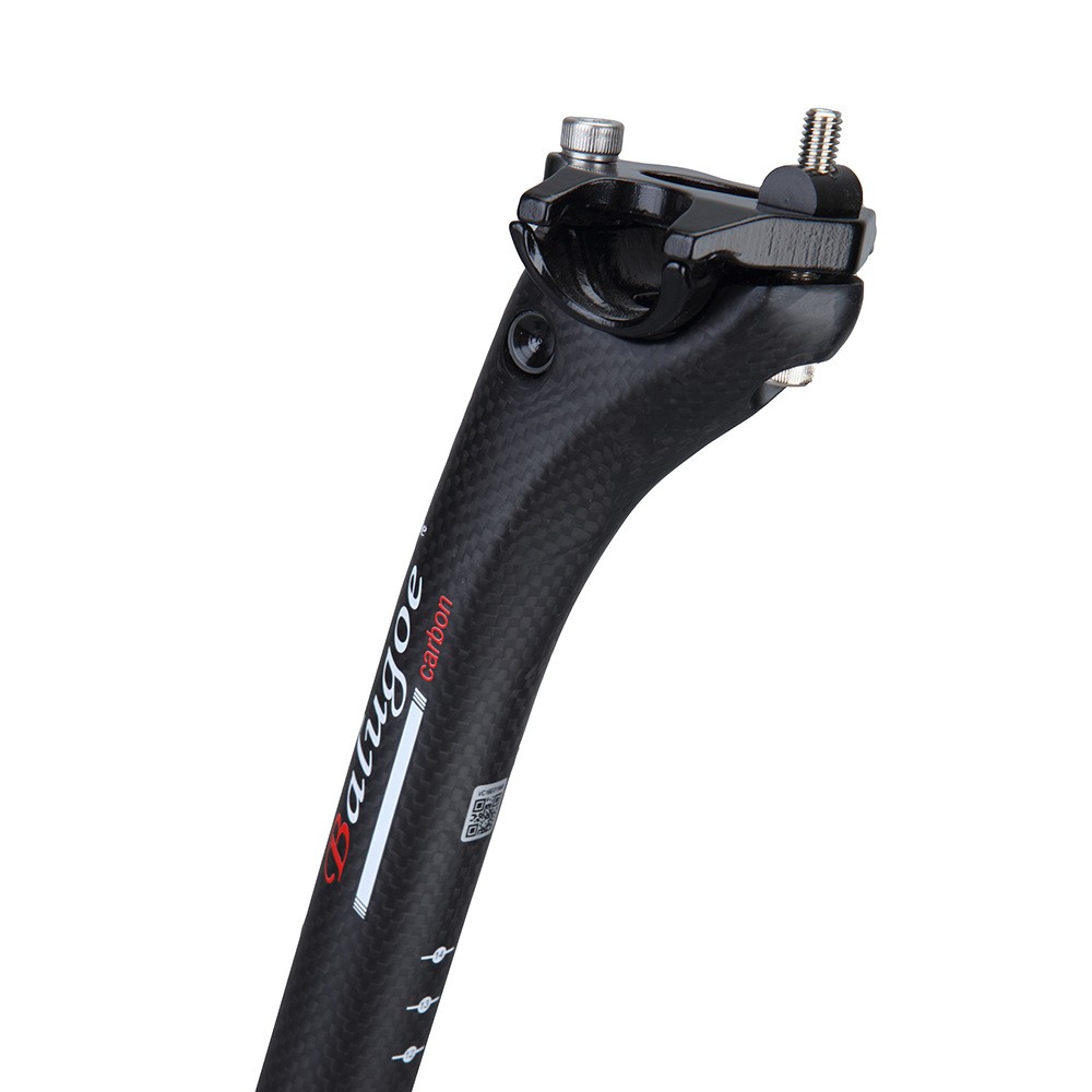 BALUGOE Carbon Bike Seatpost Setback MTB Road 25.4/27.2/30.8/31.6mm