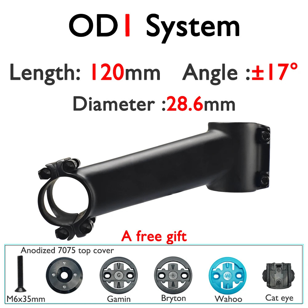 6/12/17 Degree Road/MTB Bicycle Carbon Stem 60-120mm Bike Computer Mount Stand