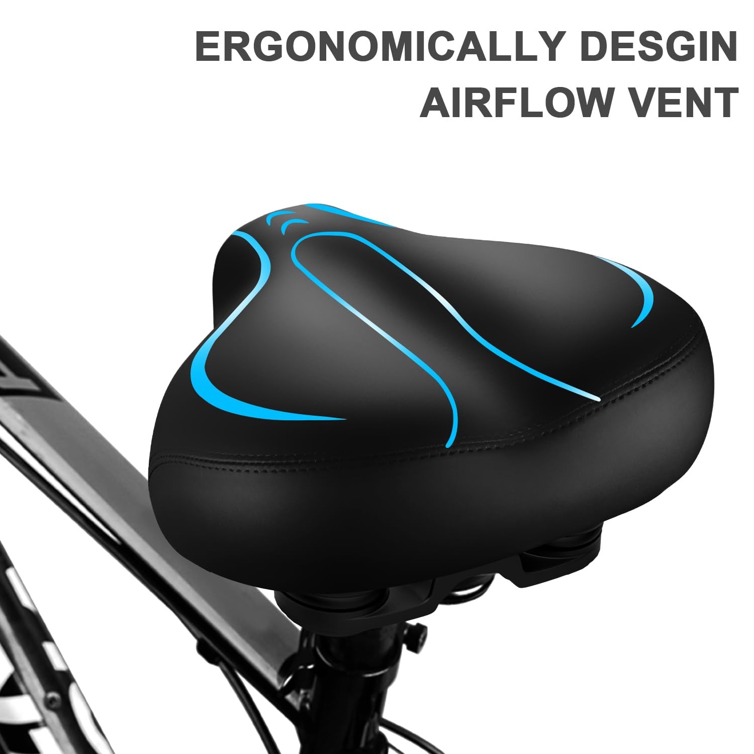 Bike Seat, Short Nose Most Comfortable Bicycle Seat, Breathable Moisture-Wick…