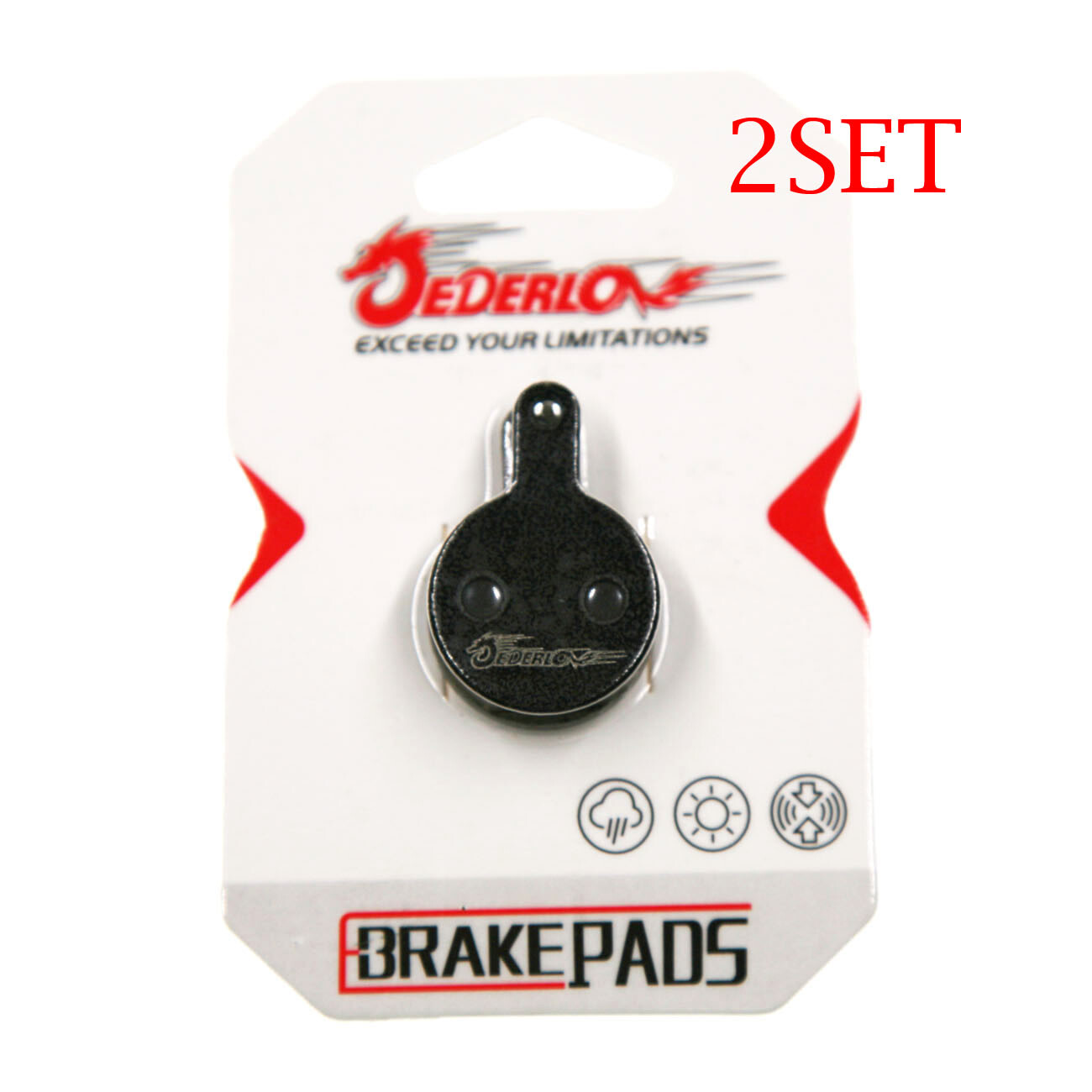 2 PAIRS BICYCLE DISC BRAKE PADS FOR TEKTRO IOX LYRA NOVELA DISC BRAKE USA