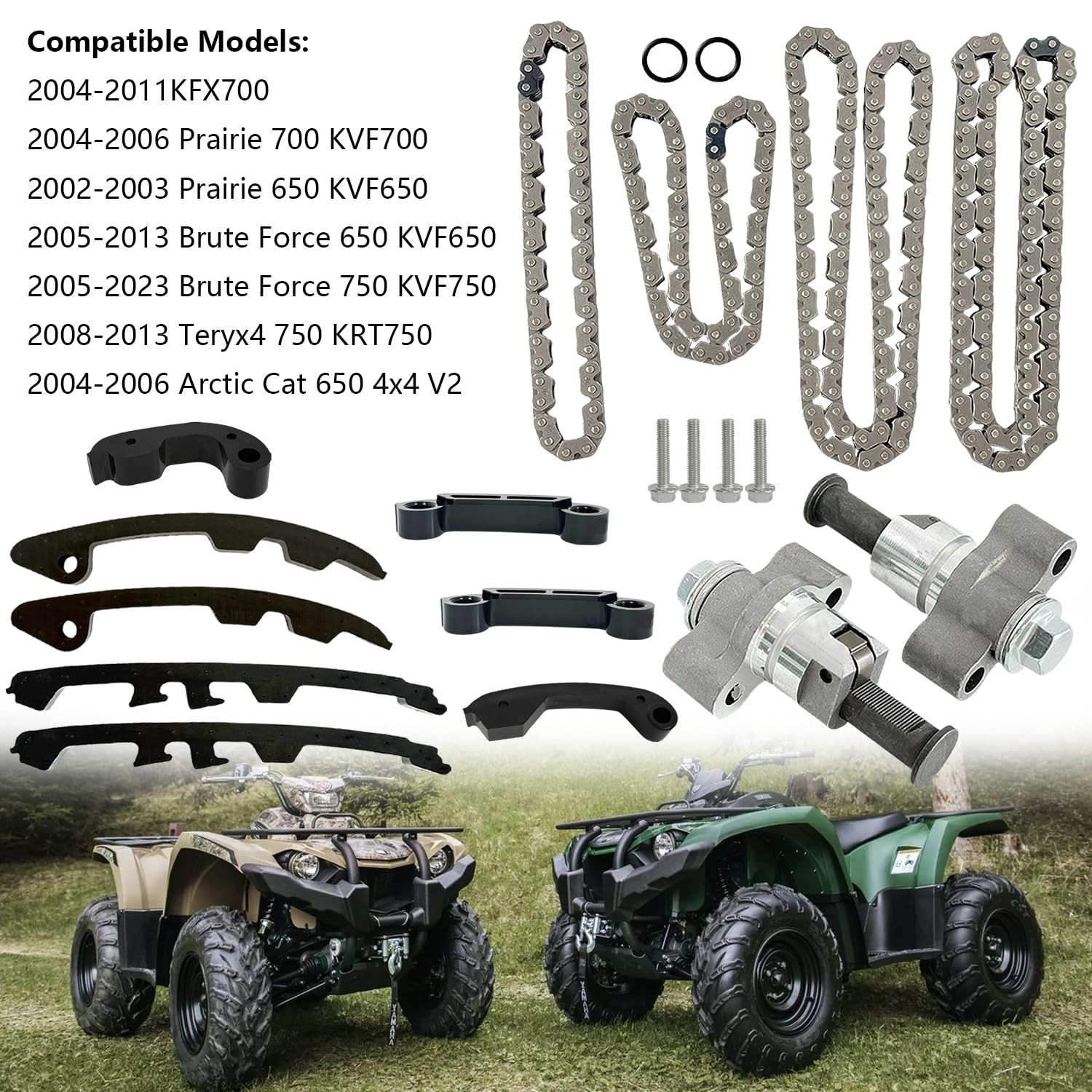 BIGLKNM Tensioner & Timing Chain Guides & Oil Pump Compatible with…