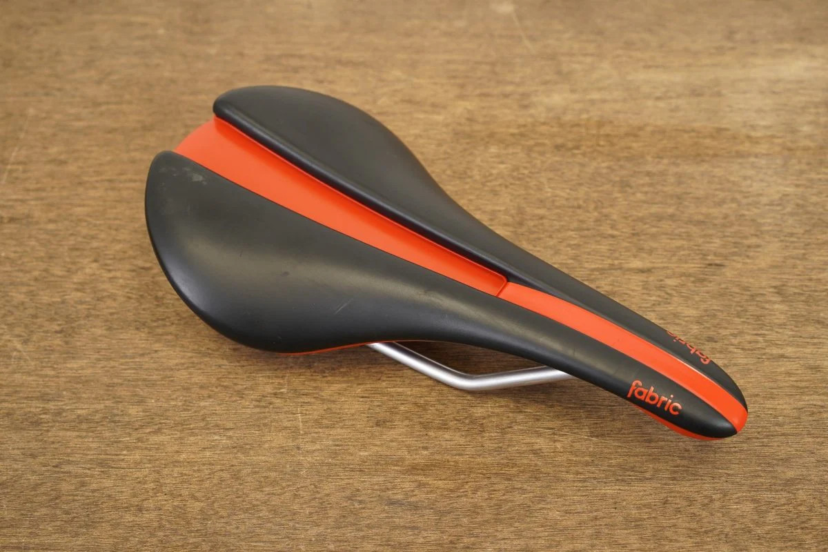 132mm (Shallow) Fabric Line Sport Steel Rail Road Saddle 244g