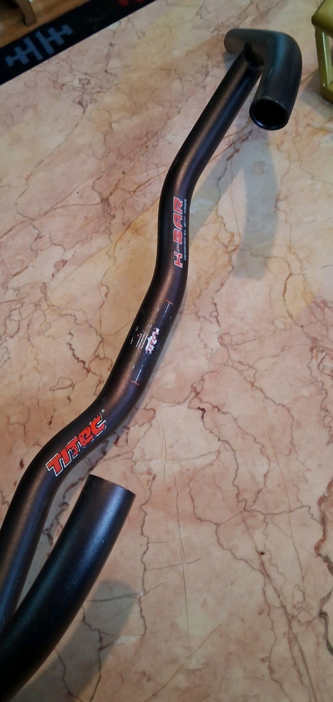 Vintage Titec H bars by Jeff Jones un cut 26 1/2 » touring handlebars gravel