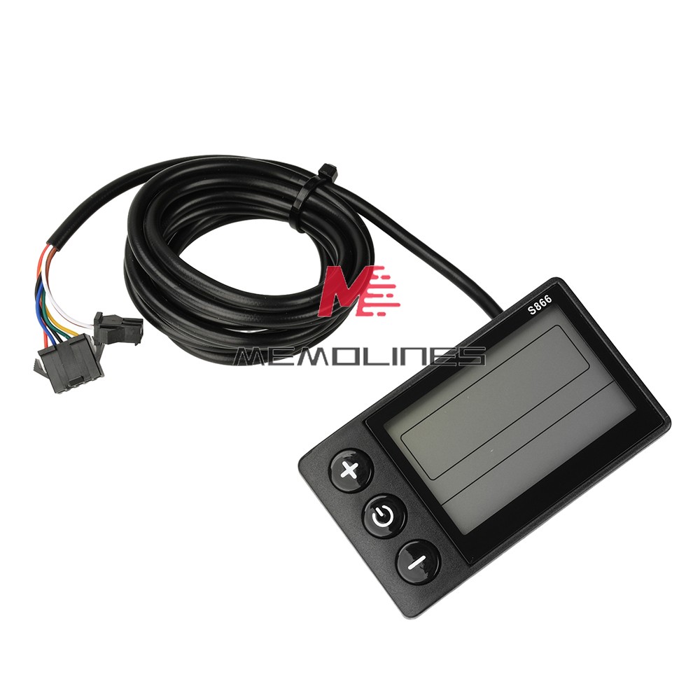 36V 48V 64V 40A 30A 20A Brushless Motor Controller E-Bike S866 LCD Display Meter