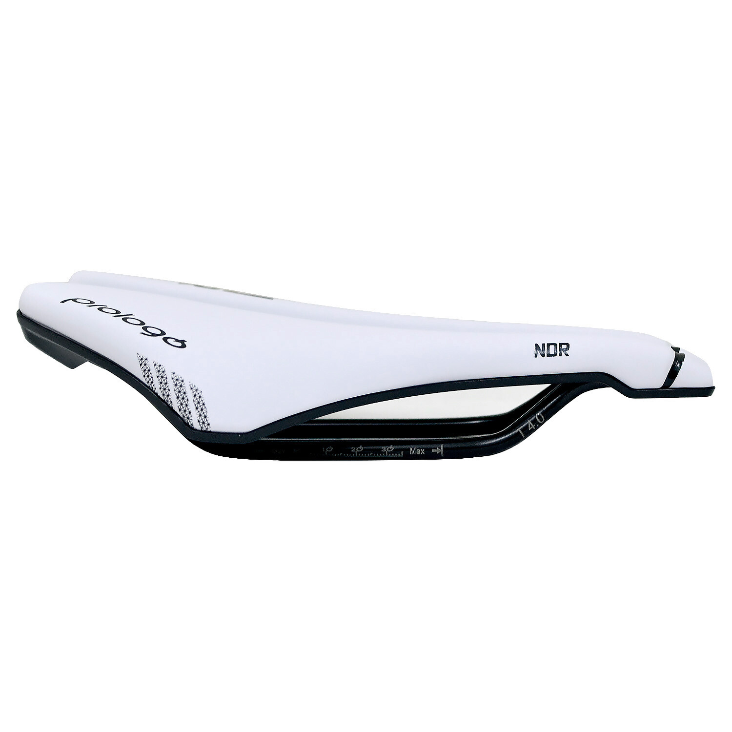 Prologo Dimension NDR T4.0 Rail Road MTB Triathlon Saddle , White