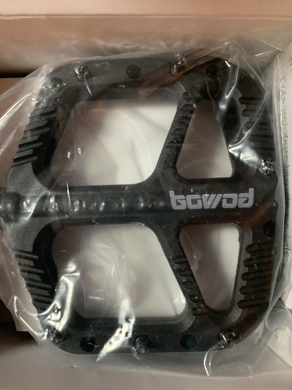 Bowod MTB Pedals Flat mountain bike pedals adult light and wide nylon composite