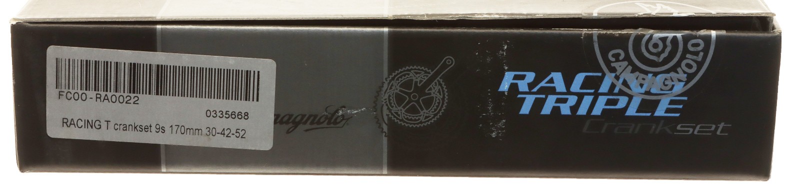 Campagnolo Racing T Crankset w/o Chainrings 170mm Length 135/74mm BCD NOS